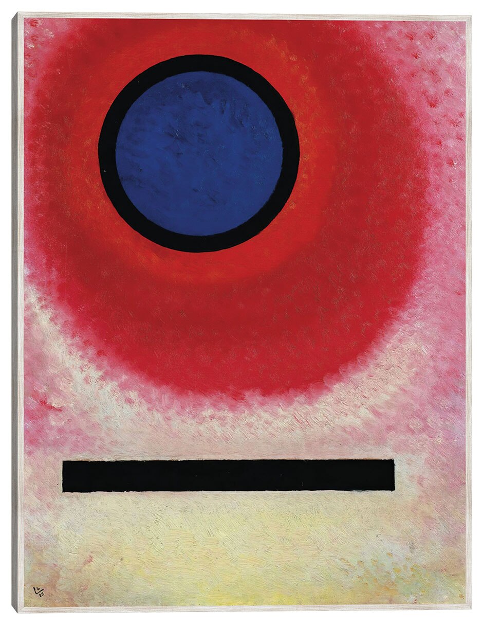 Cuadro decorativo Círculo Azul Ii (1925) técnica mixta Abstracto Cuadro decorativo Círculo Azul Ii (1925) técnica mixta Abstracto