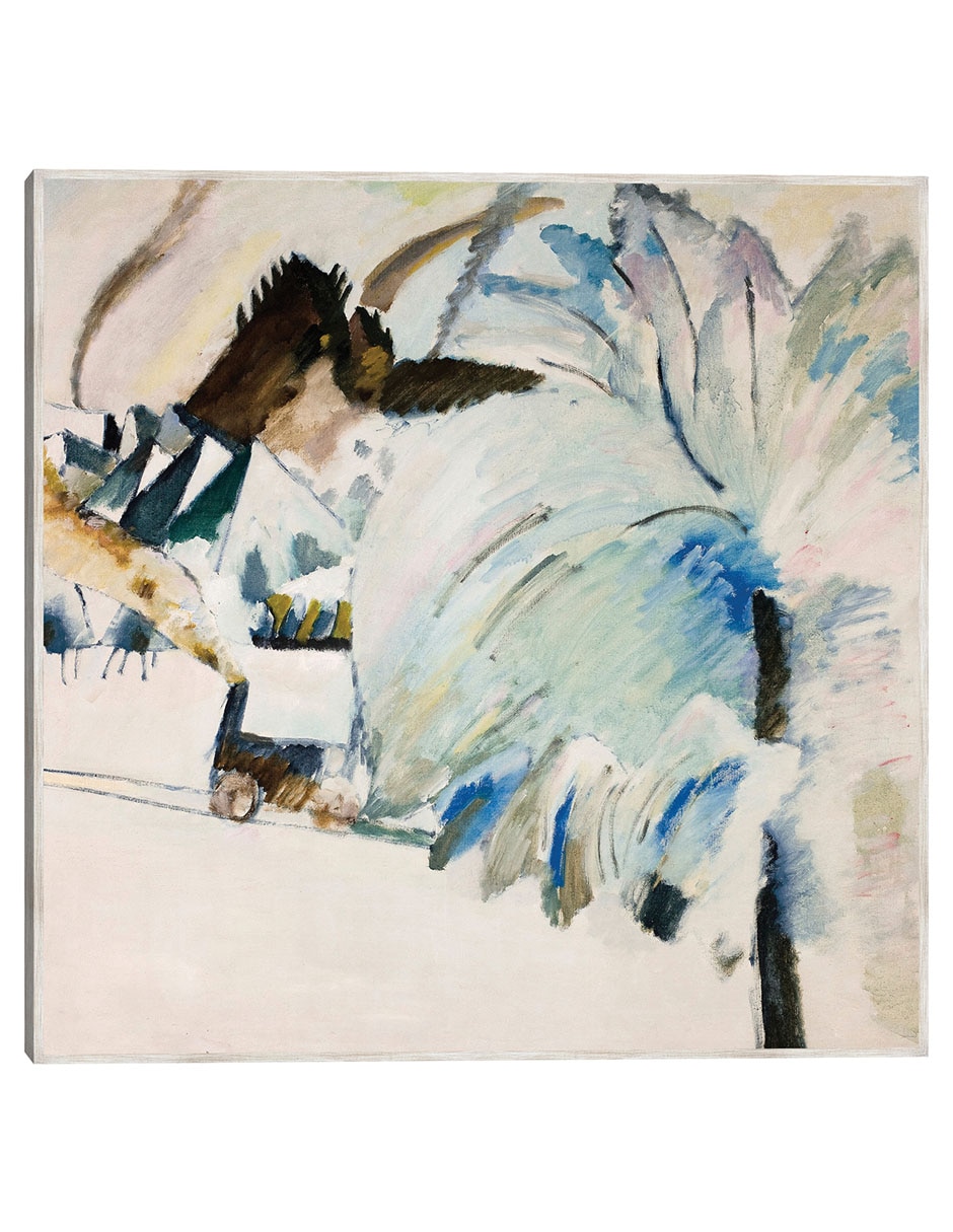Cuadro decorativo Murnau Con Locomotora (1911) técnica mixta Abstracto