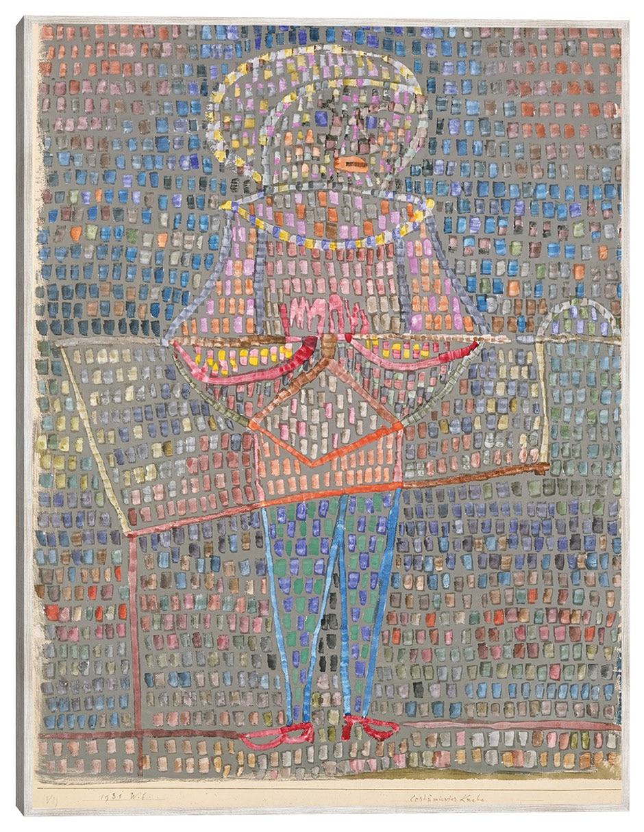 Cuadro decorativo Niño Disfrazado (1931) técnica mixta Humor