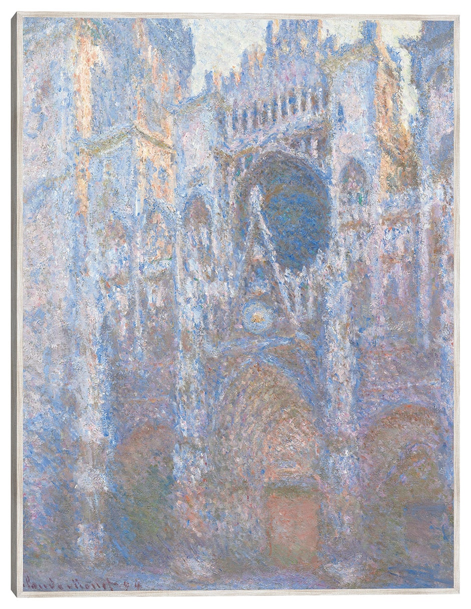 Cuadro decorativo Catedral De Rouen, Fachada Oeste (1894) técnica mixta Ciudades Cuadro decorativo Catedral De Rouen, Fachada Oeste (1894) técnica mixta Ciudades