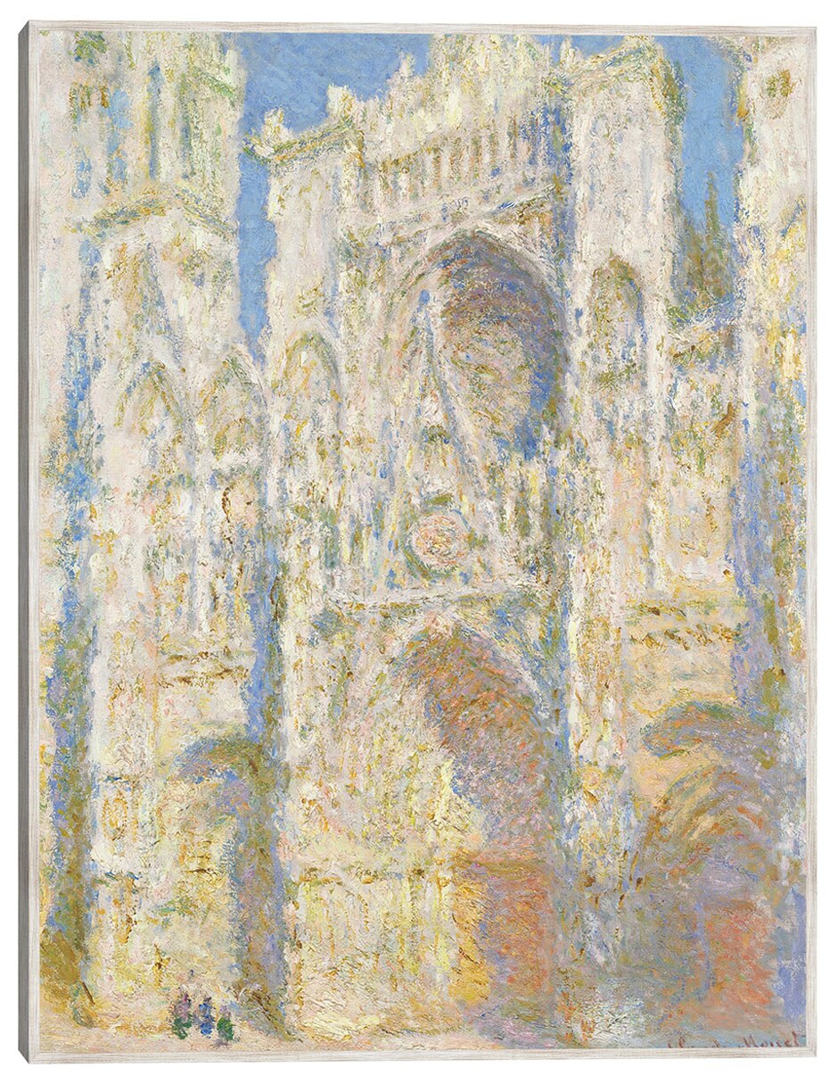 Cuadro decorativo Catedral De Rouen, Fachada Oeste, Luz Del Sol (1894) técnica mixta Ciudades Cuadro decorativo Catedral De Rouen, Fachada Oeste, Luz Del Sol (1894) técnica mixta Ciudades