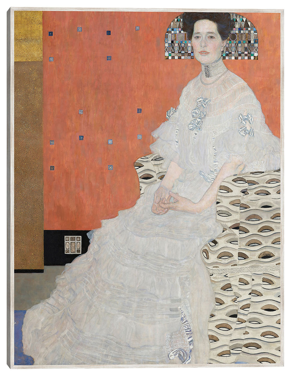 Cuadro decorativo Fritza Riedler (1906) técnica mixta