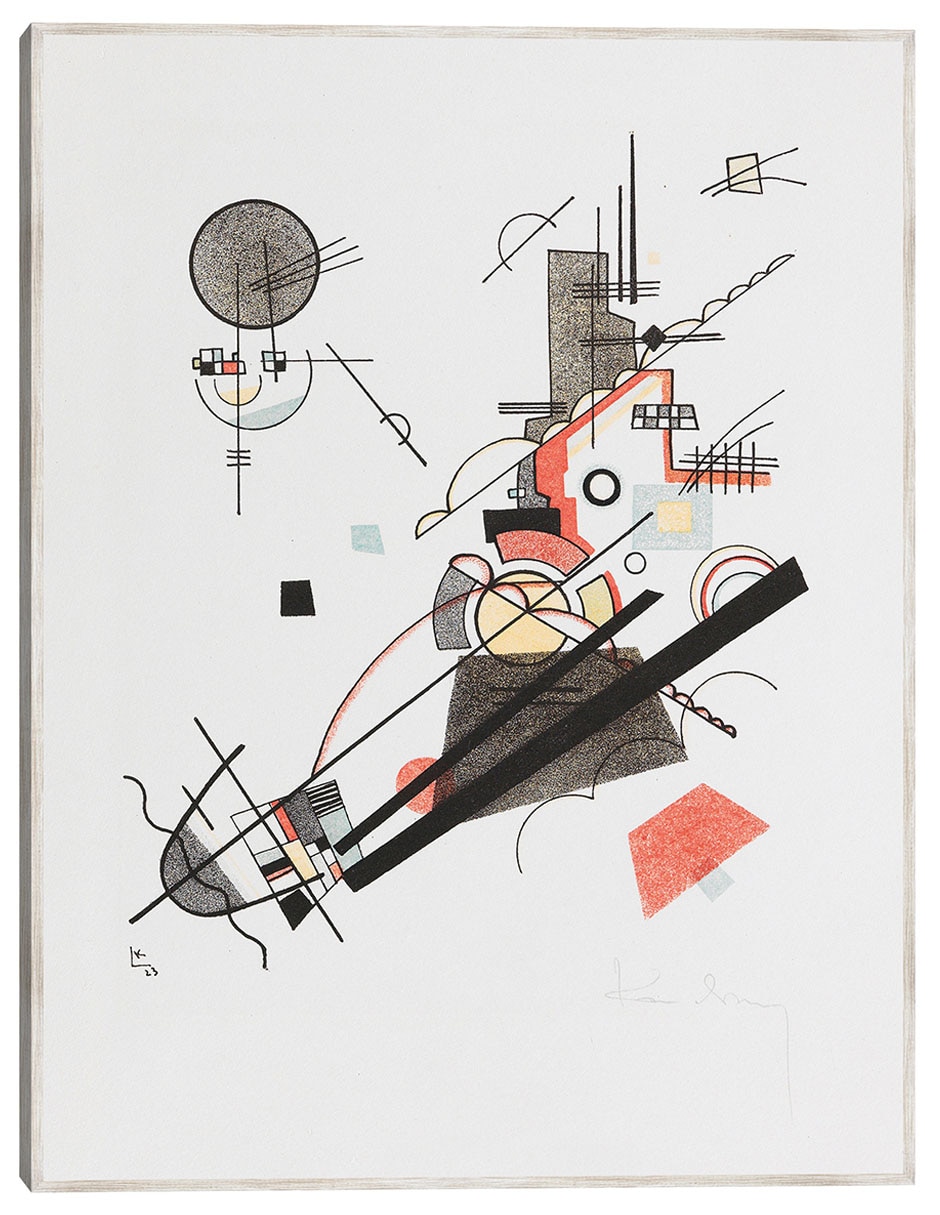 Cuadro decorativo Fröhlicher Aufstieg (1923) técnica mixta Abstracto Cuadro decorativo Fröhlicher Aufstieg (1923) técnica mixta Abstracto