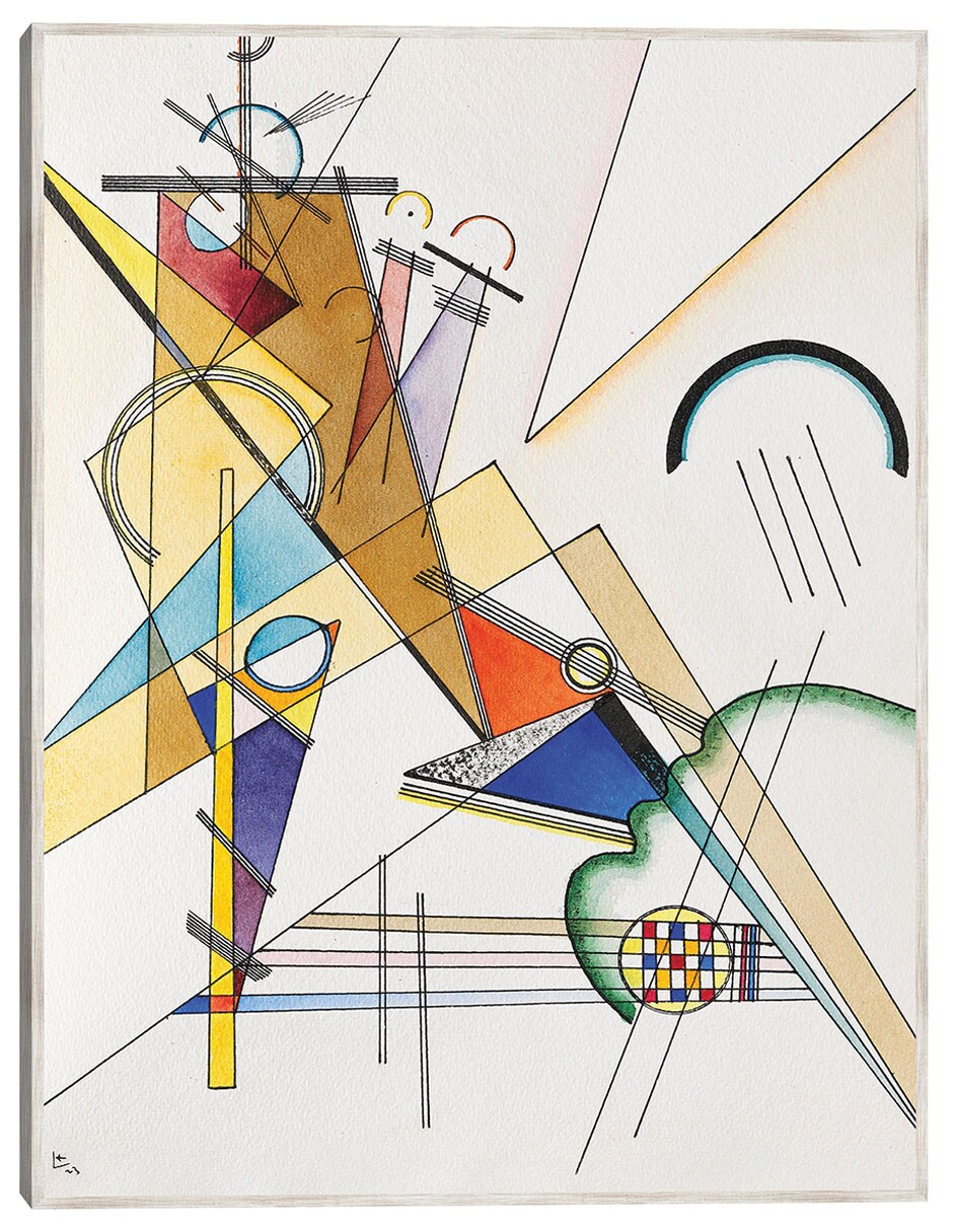 Cuadro decorativo Tejido (1923) técnica mixta Abstracto Cuadro decorativo Tejido (1923) técnica mixta Abstracto