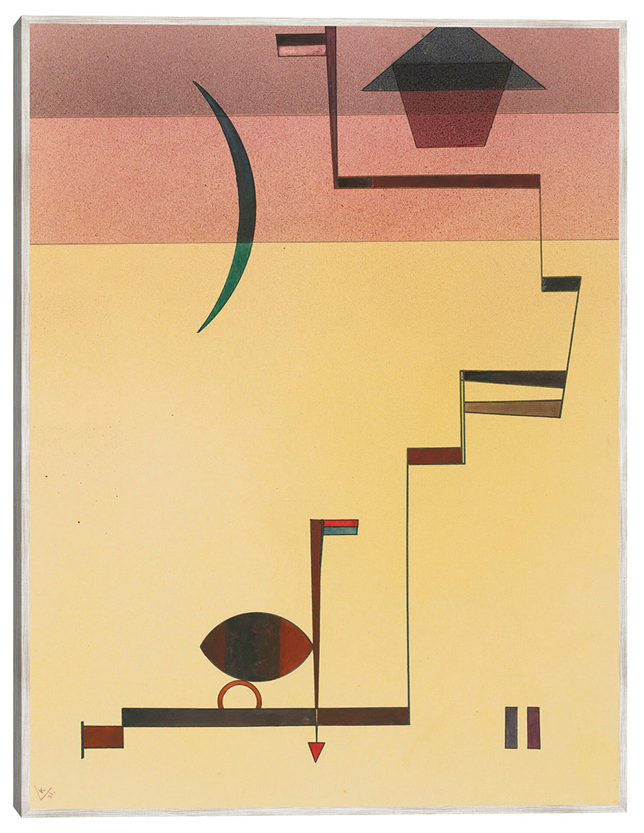 Cuadro decorativo Eckig (Angular) (1931) técnica mixta Abstracto Cuadro decorativo Eckig (Angular) (1931) técnica mixta Abstracto