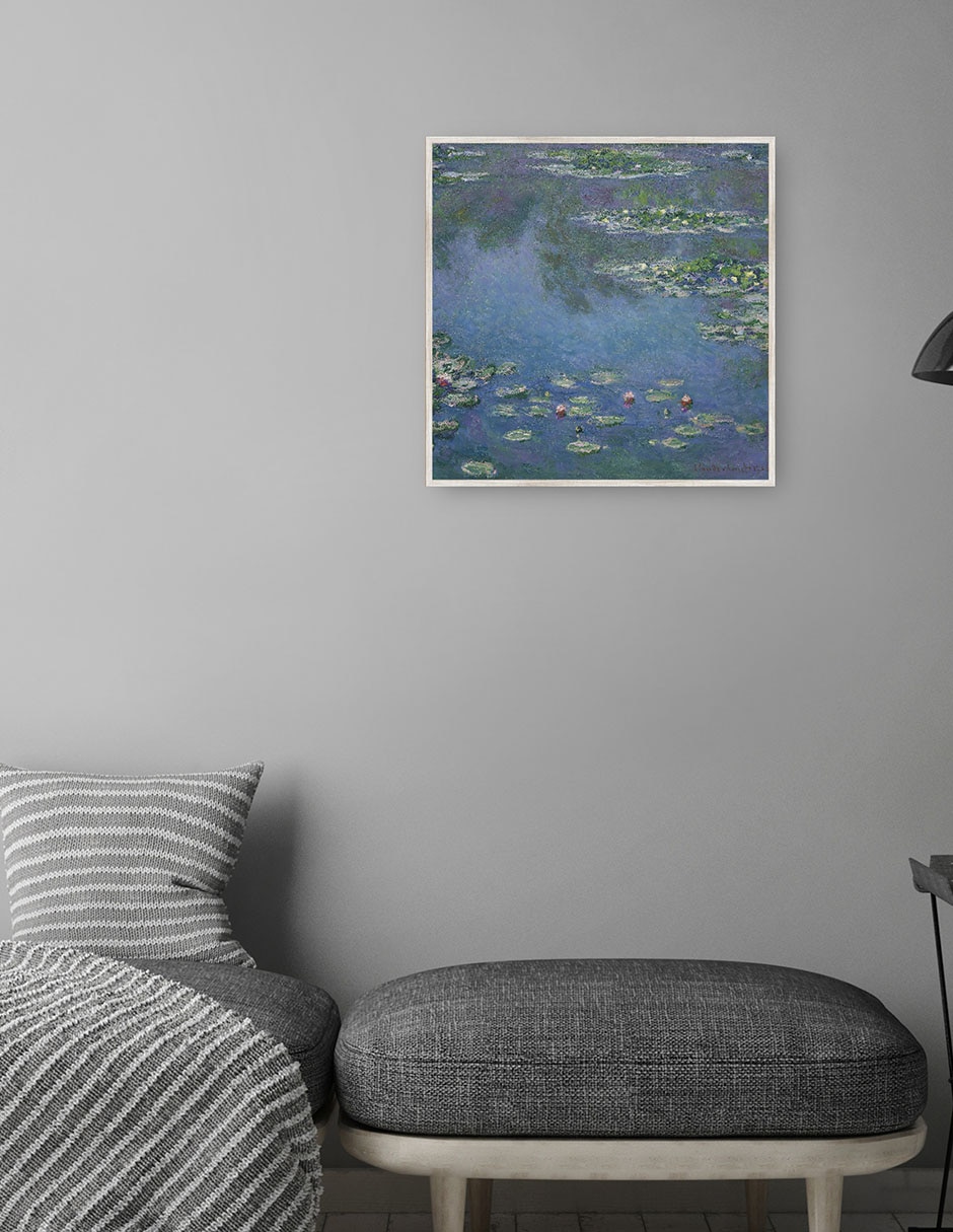 Cuadro decorativo Lirios De Agua (1906) técnica mixta Paisaje 4