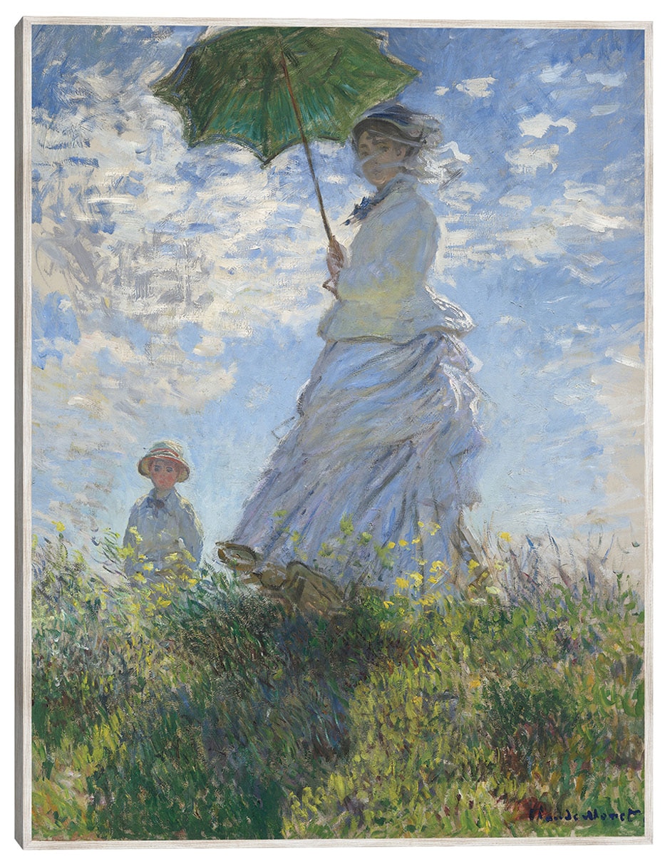 Cuadro decorativo Mujer Con Sombrilla – Madame Monet Y Su Hijo (1875) técnica mixta Fotografía Cuadro decorativo Mujer Con Sombrilla – Madame Monet Y Su Hijo (1875) técnica mixta Fotografía