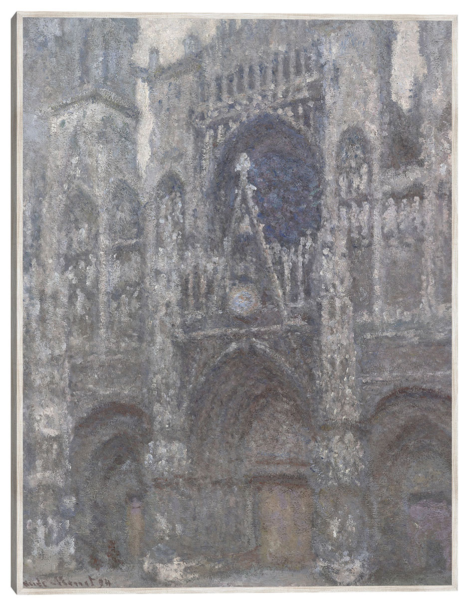 Cuadro decorativo La Catedral De Ruán. El Portal, Tiempo Gris (1892) técnica mixta Ciudades Cuadro decorativo La Catedral De Ruán. El Portal, Tiempo Gris (1892) técnica mixta Ciudades