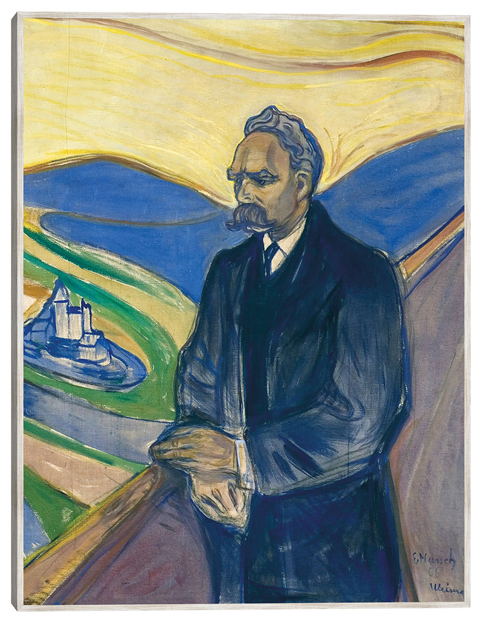 Cuadro decorativo Federico Nietzsche (1906) técnica mixta Fotografía