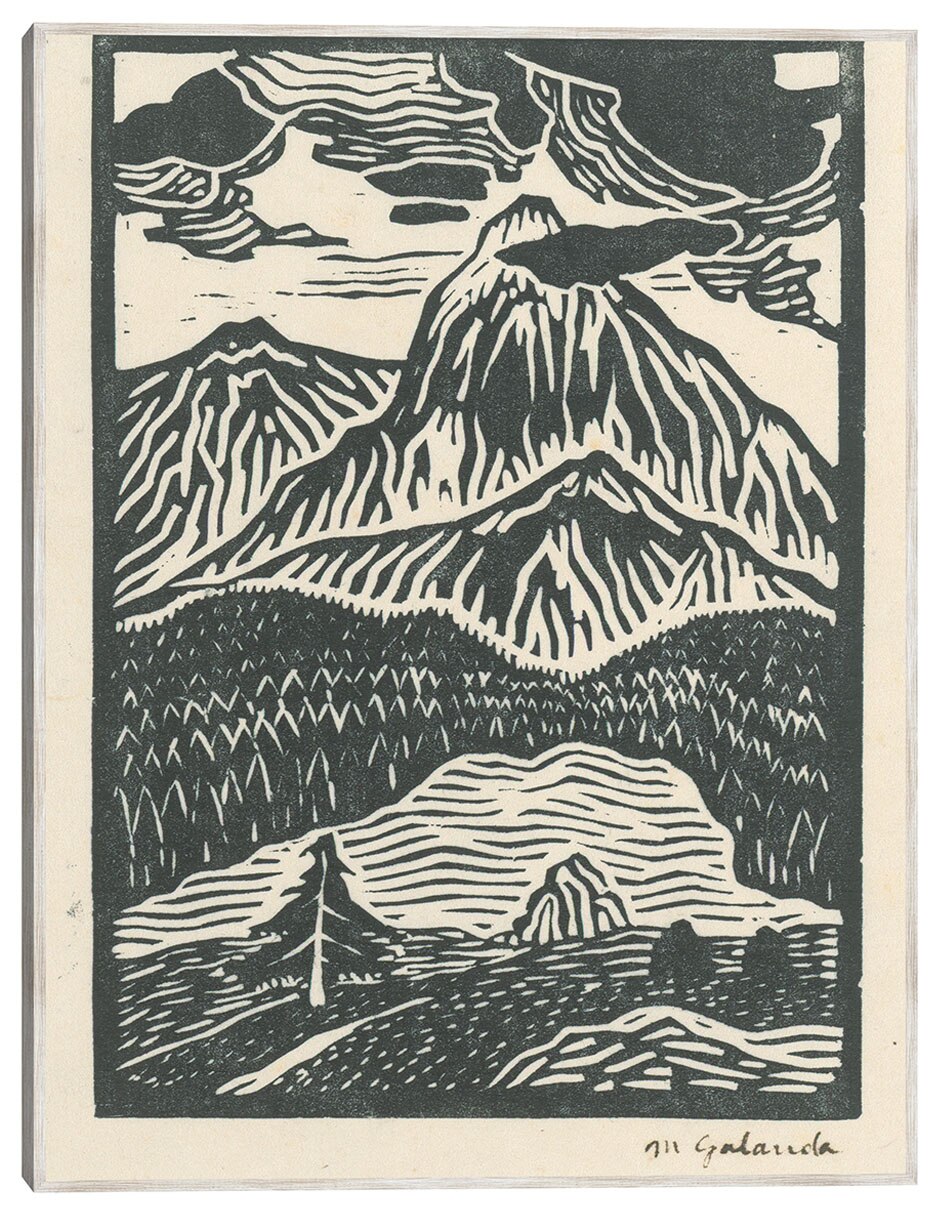 Cuadro decorativo Otoño II (1924) técnica mixta Abstracto Cuadro decorativo Otoño II (1924) técnica mixta Abstracto