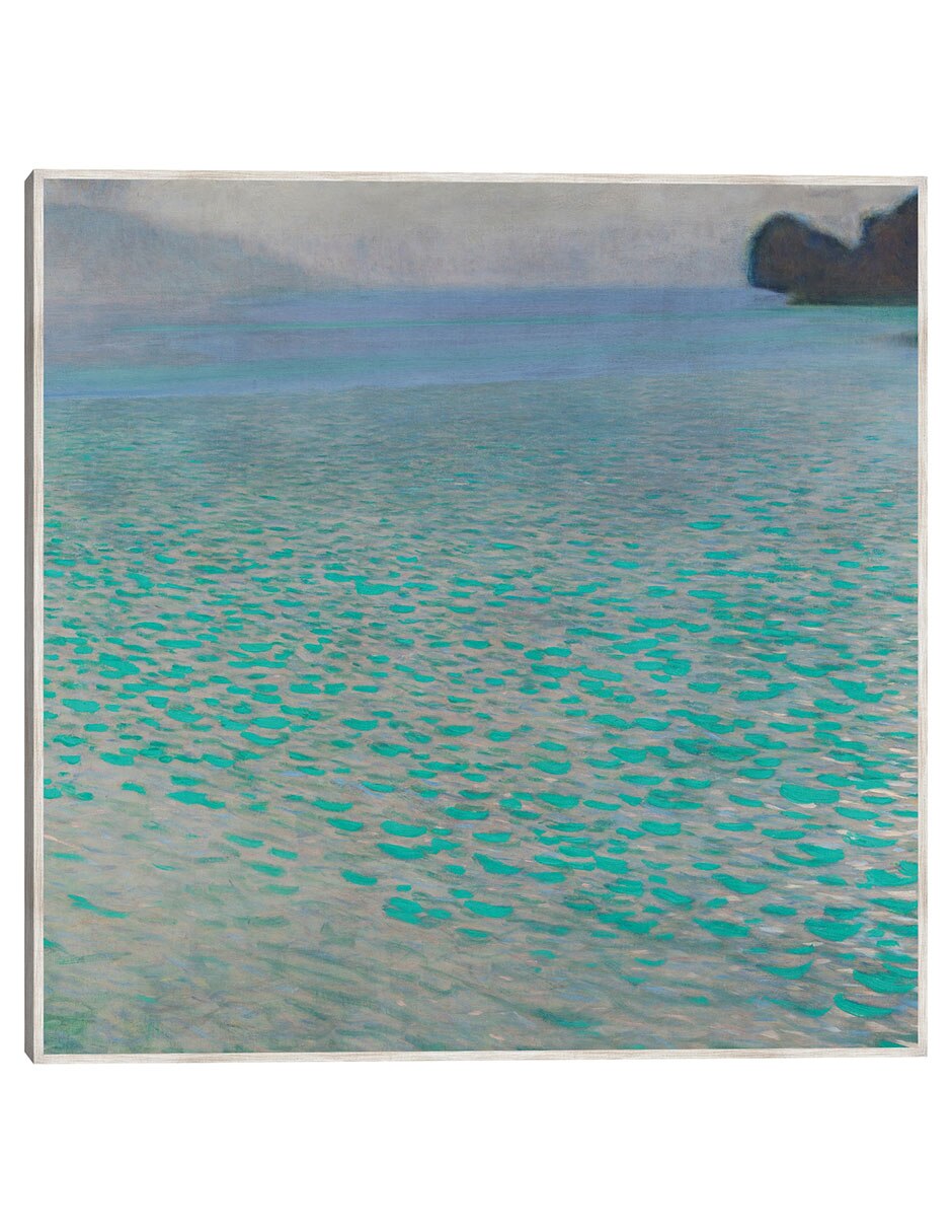 Cuadro decorativo Attersee técnica mixta Paisaje Cuadro decorativo Attersee técnica mixta Paisaje