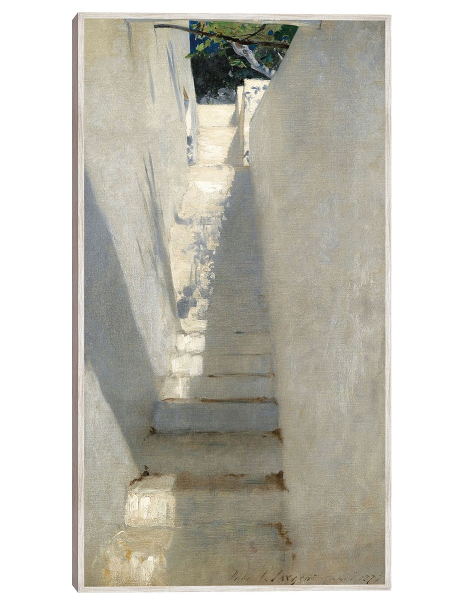 Cuadro decorativo Escalera En Capri (1878) técnica mixta Lugares Cuadro decorativo Escalera En Capri (1878) técnica mixta Lugares