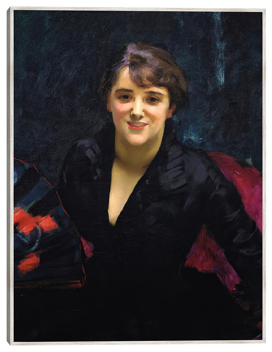 Cuadro decorativo La Dama De Negro (C. 1882-1883) técnica mixta Gente Cuadro decorativo La Dama De Negro (C. 1882-1883) técnica mixta Gente