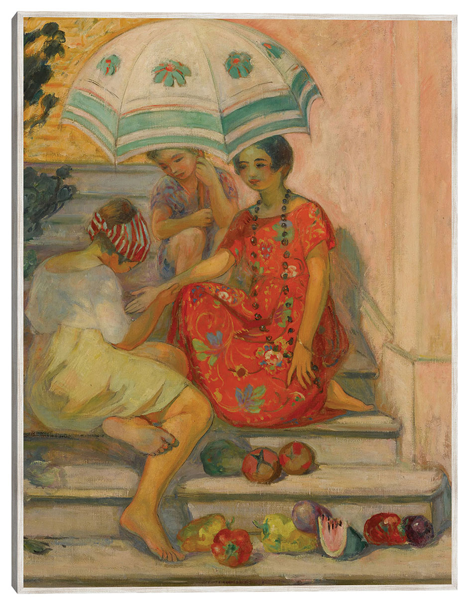 Cuadro decorativo El Diseño de Buena Aventura, Sainte-Maxime (1914) técnica mixta Gente Cuadro decorativo El Diseño de Buena Aventura, Sainte-Maxime (1914) técnica mixta Gente