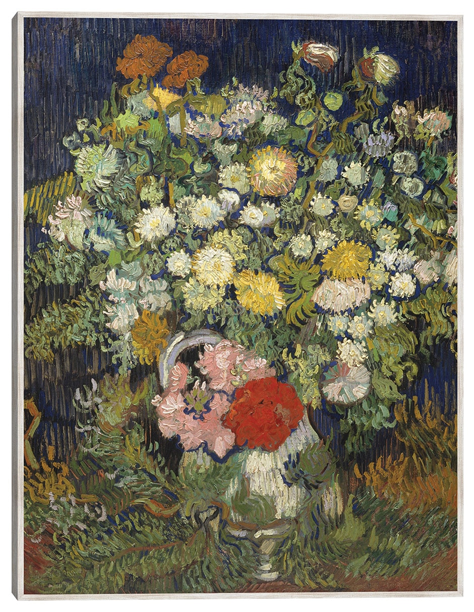 Cuadro decorativo Ramo De Flores En Un Jarrón (1890) técnica mixta Arreglo Floral Cuadro decorativo Ramo De Flores En Un Jarrón (1890) técnica mixta Arreglo Floral