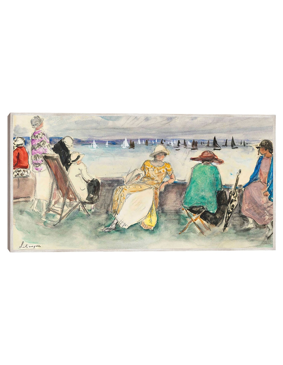 Cuadro decorativo Mujeres Aux Régates (1920) técnica mixta Gente Cuadro decorativo Mujeres Aux Régates (1920) técnica mixta Gente