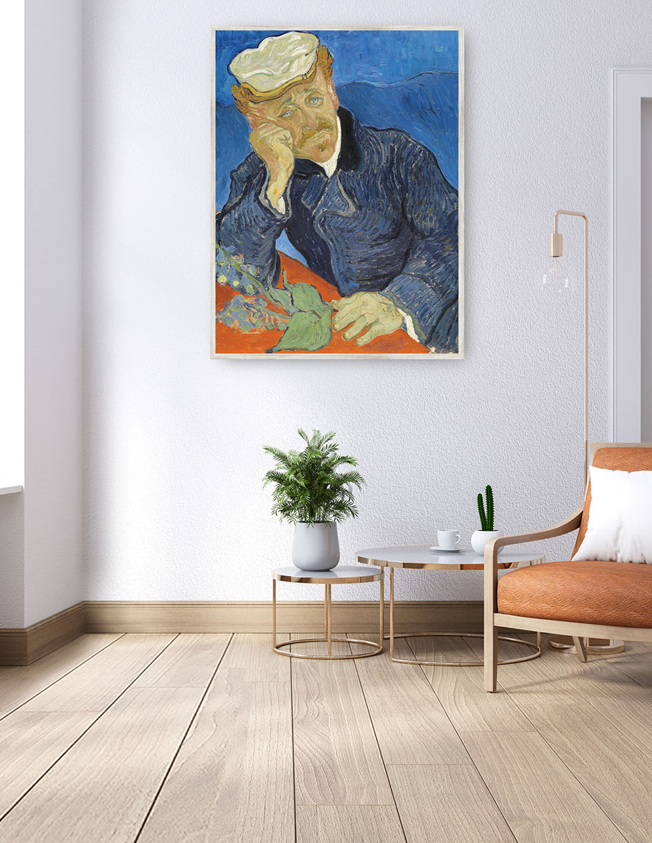 Cuadro decorativo Dr. Paul Gachet técnica mixta Gente 4