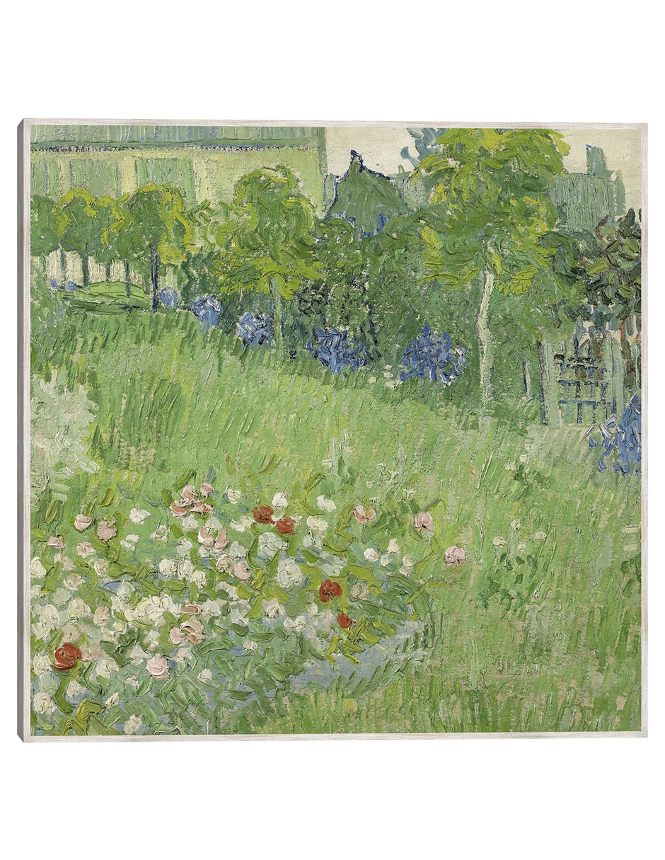 Cuadro decorativo El Jardín de Daubigny técnica mixta