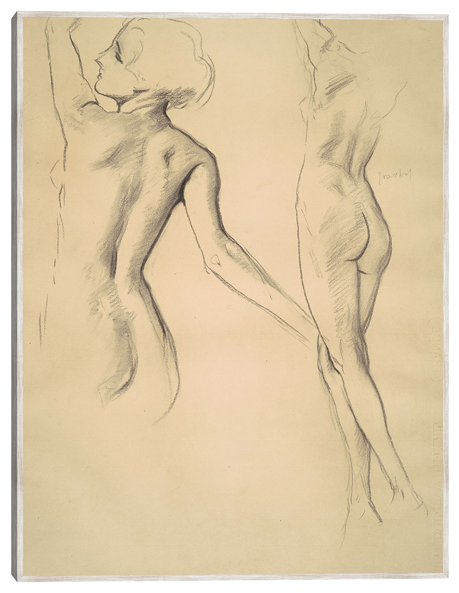 Cuadro decorativo Estudios Para 'Figuras Danzantes' (1919-1920) técnica mixta Siluetas Cuadro decorativo Estudios Para 'Figuras Danzantes' (1919-1920) técnica mixta Siluetas