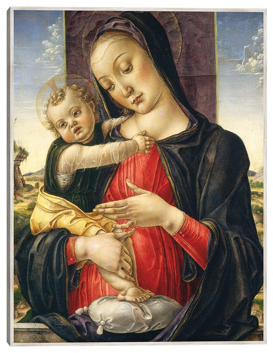 Cuadro decorativo Virgen Y El Niño, C. 1475 técnica mixta Vírgenes Cuadro decorativo Virgen Y El Niño, C. 1475 técnica mixta Vírgenes