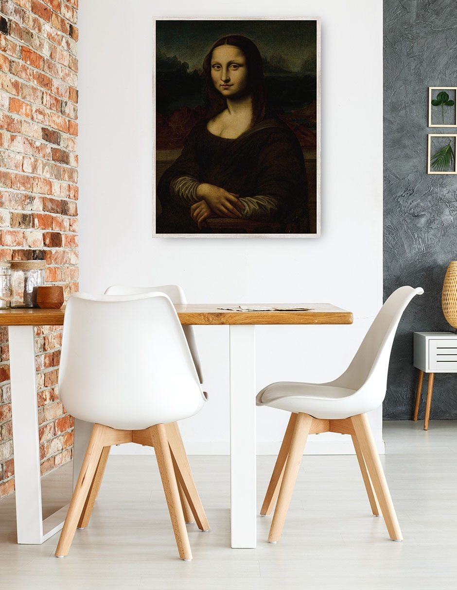 Cuadro decorativo Mona Lisa técnica mixta Gente 4