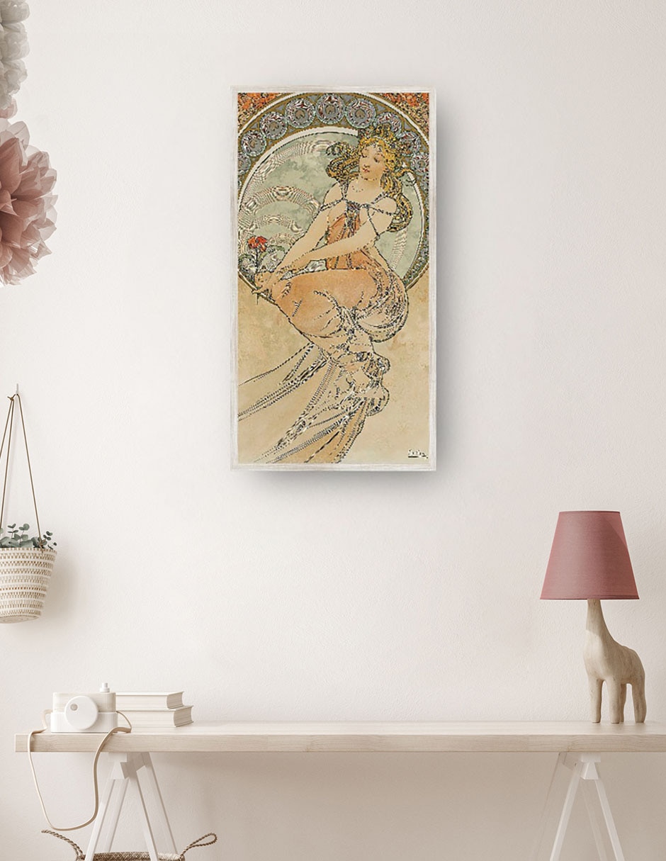 Cuadro decorativo Las Artes 3 (1898) técnica mixta  Gente 4