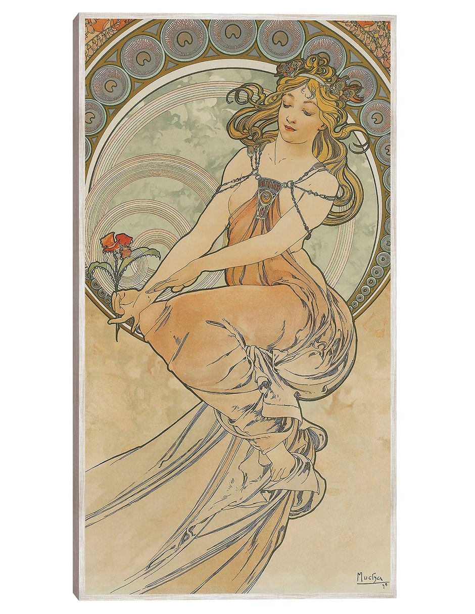 Cuadro decorativo Las Artes 3 (1898) técnica mixta Gente Cuadro decorativo Las Artes 3 (1898) técnica mixta Gente