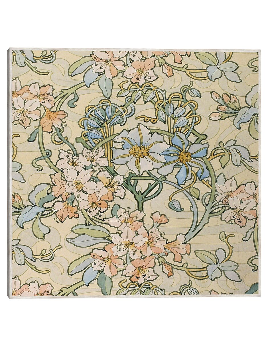 Cuadro decorativo Clemátida (1897-1898) técnica mixta Floración Cuadro decorativo Clemátida (1897-1898) técnica mixta Floración