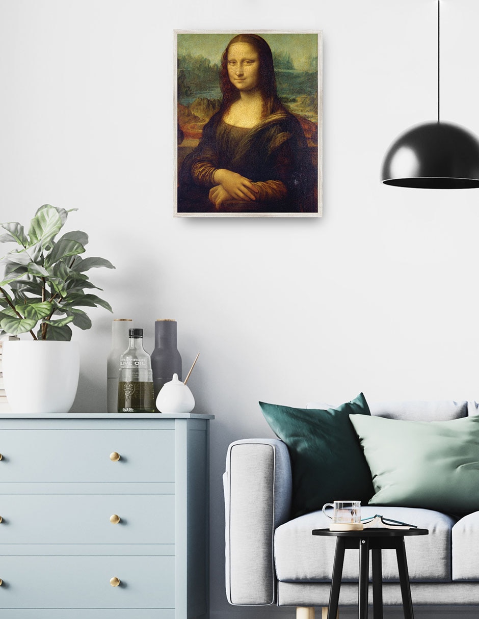 Cuadro decorativo Mona Lisa (1503-1506) técnica mixta Gente 4