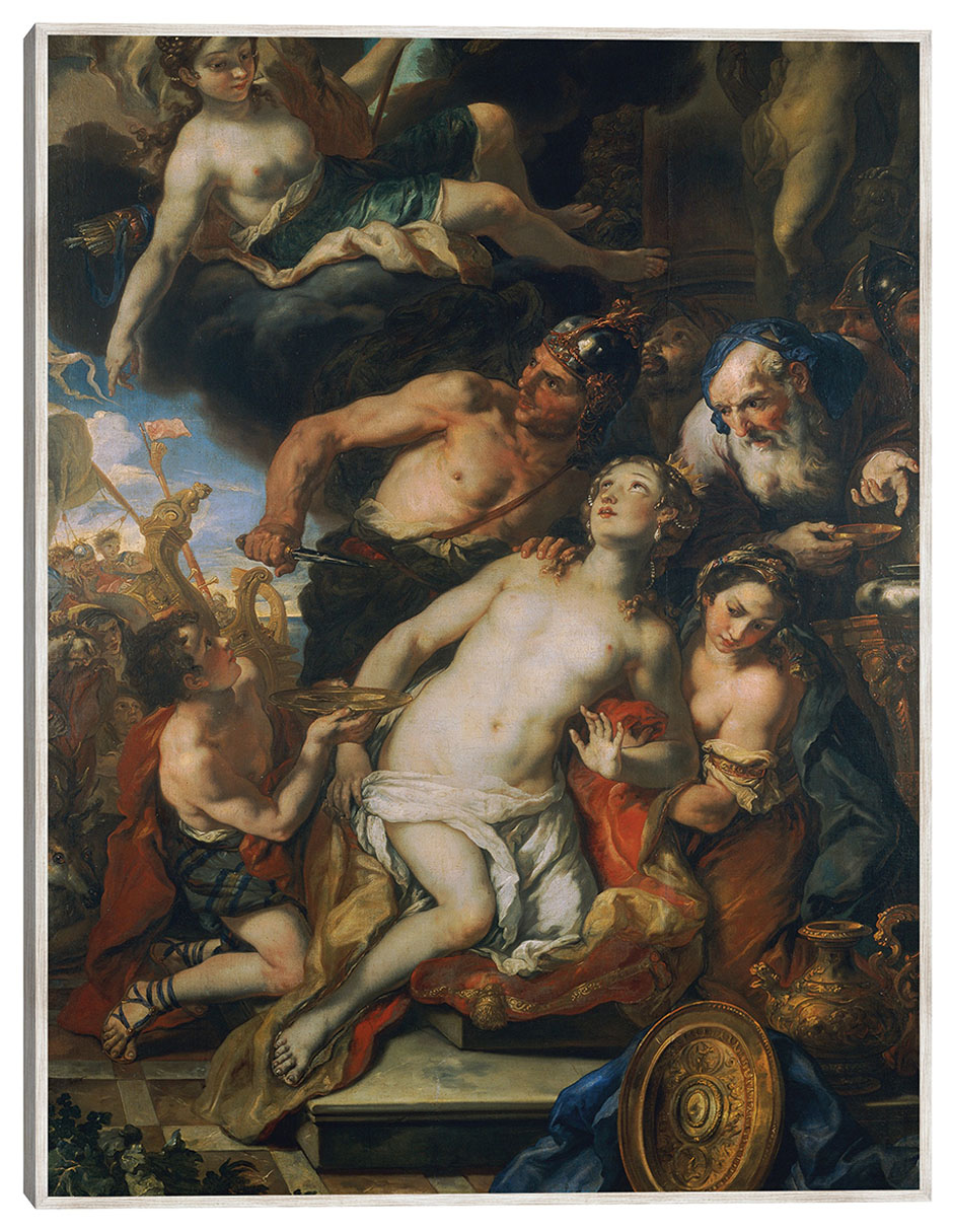 Cuadro decorativo El Sacrificio De Ifigenia (1690-1691) técnica mixta Religión y Espiritualidad Cuadro decorativo El Sacrificio De Ifigenia (1690-1691) técnica mixta Religión y Espiritualidad