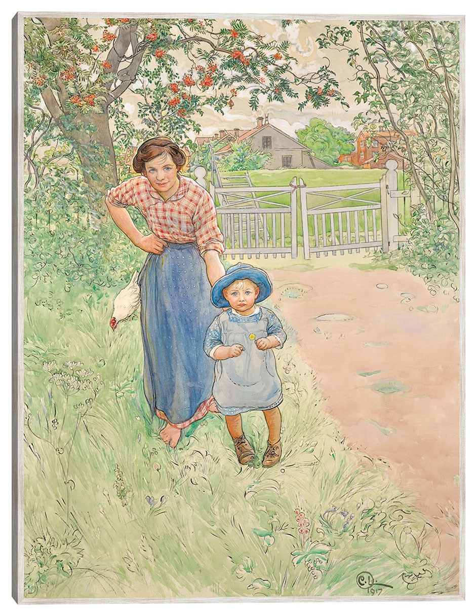 Cuadro decorativo ¡Saluda Al Caballero! (1917) técnica mixta Familia