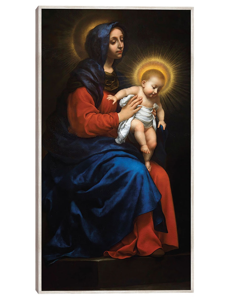 Cuadro decorativo Virgen Con El Niño (1570-1575) técnica mixta Vírgenes