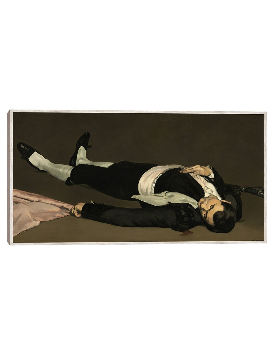 Cuadro decorativo El Torero Muerto 1864 técnica mixta Gente Cuadro decorativo El Torero Muerto 1864 técnica mixta Gente