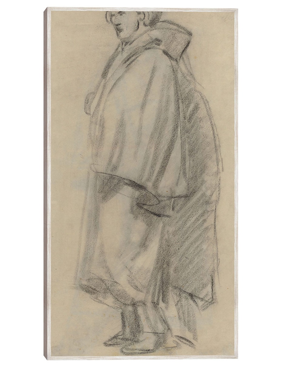 Cuadro decorativo Hombre Con Capa (Verso) (1852-1858) técnica mixta Gente Cuadro decorativo Hombre Con Capa (Verso) (1852-1858) técnica mixta Gente