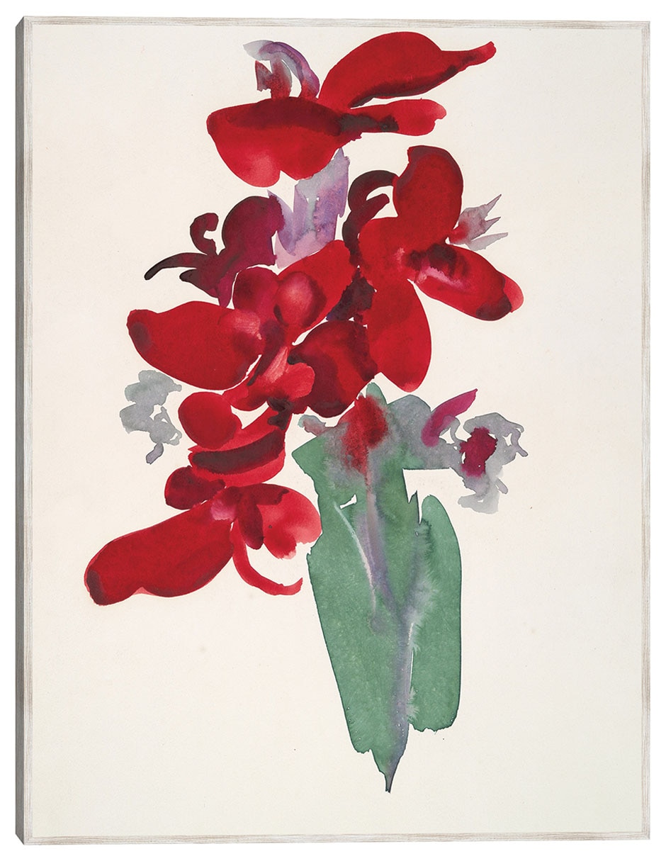 Cuadro decorativo Canna Roja (1915) técnica mixta Floreros Cuadro decorativo Canna Roja (1915) técnica mixta Floreros