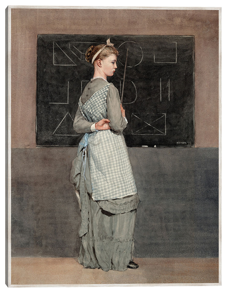 Cuadro decorativo Pizarra (1877) técnica mixta Gente