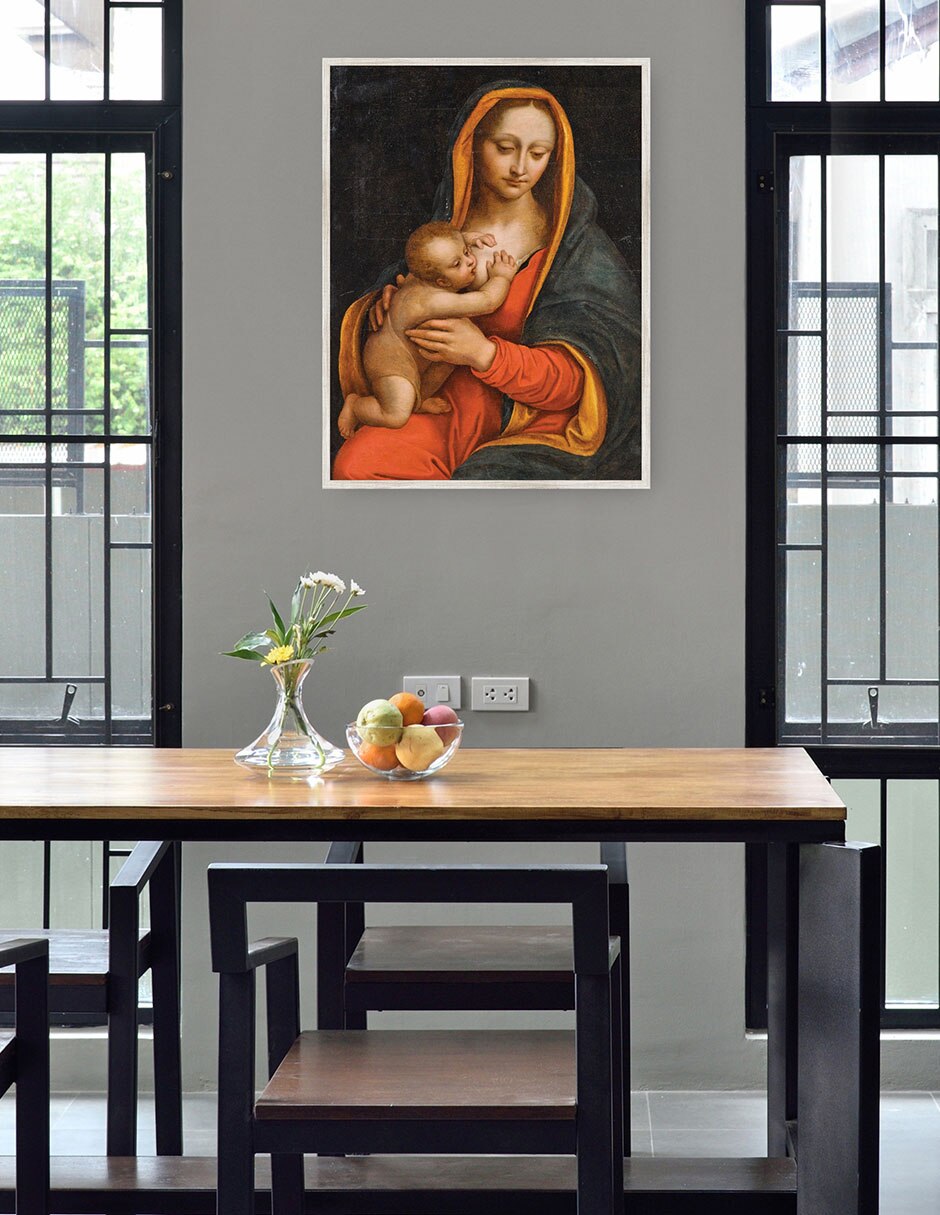 Cuadro decorativo Virgen Y El Niño (Siglo XVI) técnica mixta Vírgenes 4