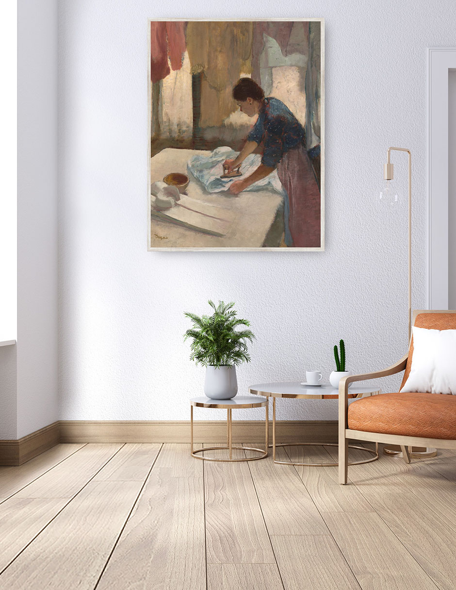 Cuadro decorativo Mujer Planchando (Nga.Gov) técnica mixta Gente 4