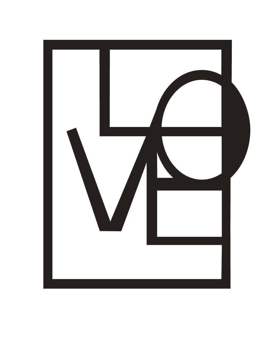 Cuadro decorativo Love
