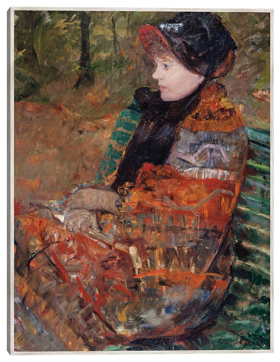 Cuadro decorativo Otoño, Retrato de Lydia Cassatt (1880) técnica mixta Retratos