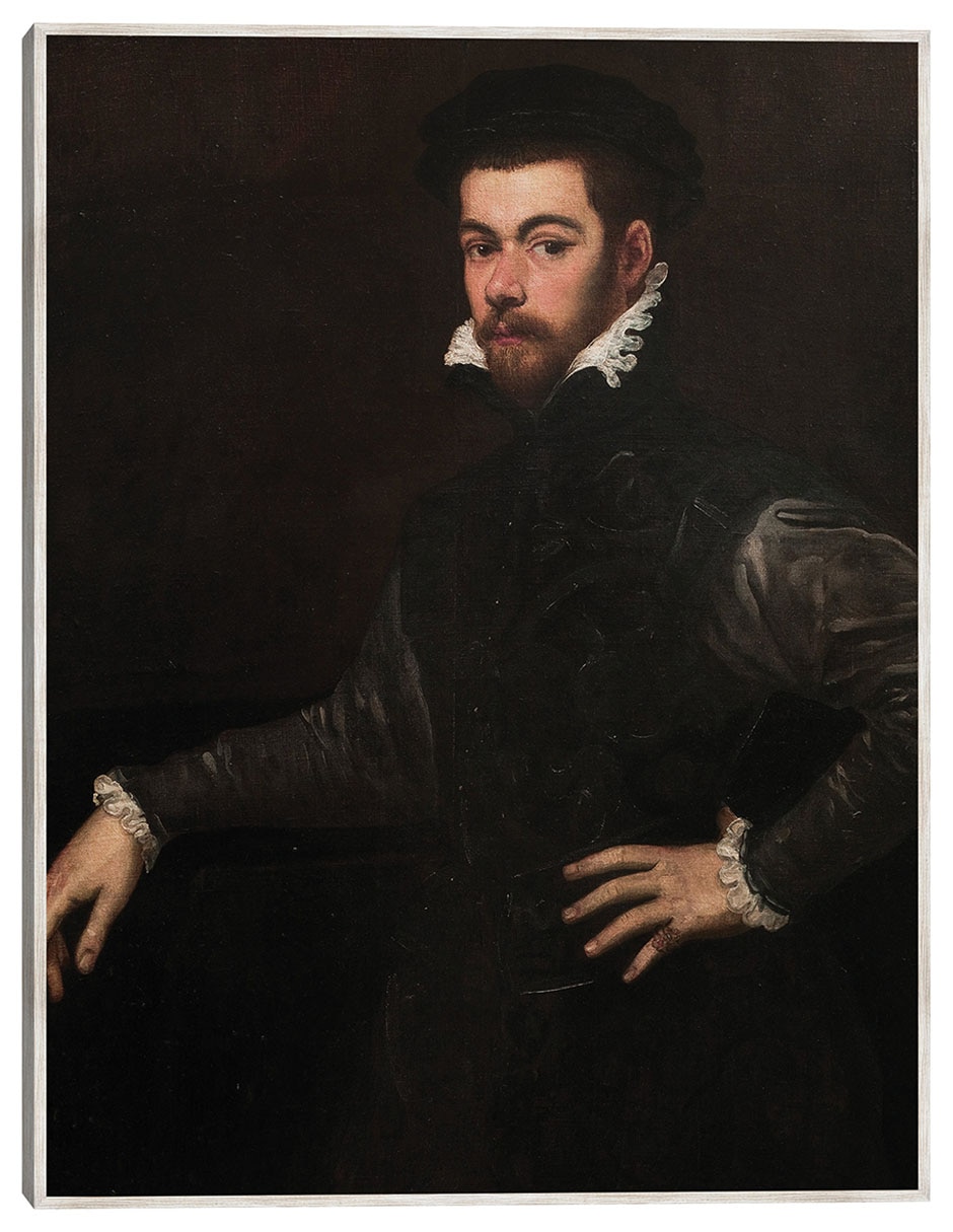 Cuadro decorativo Retrato de Un Caballero (Hacia 1554) técnica mixta Retratos