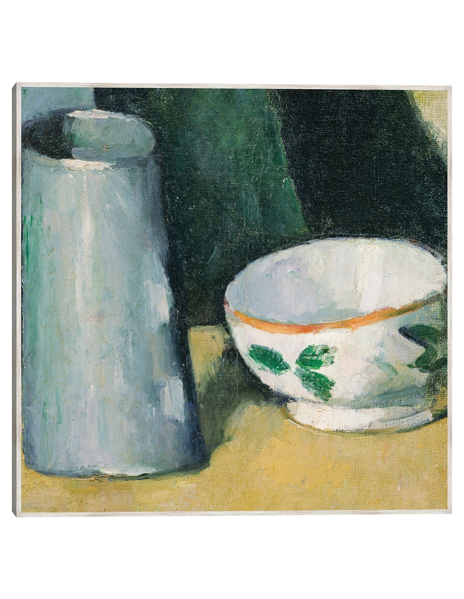 Cuadro decorativo Cuenco y Jarra de Leche (C.1873 - C.1877) técnica mixta Cómida Cuadro decorativo Cuenco y Jarra de Leche (C.1873 - C.1877) técnica mixta Cómida