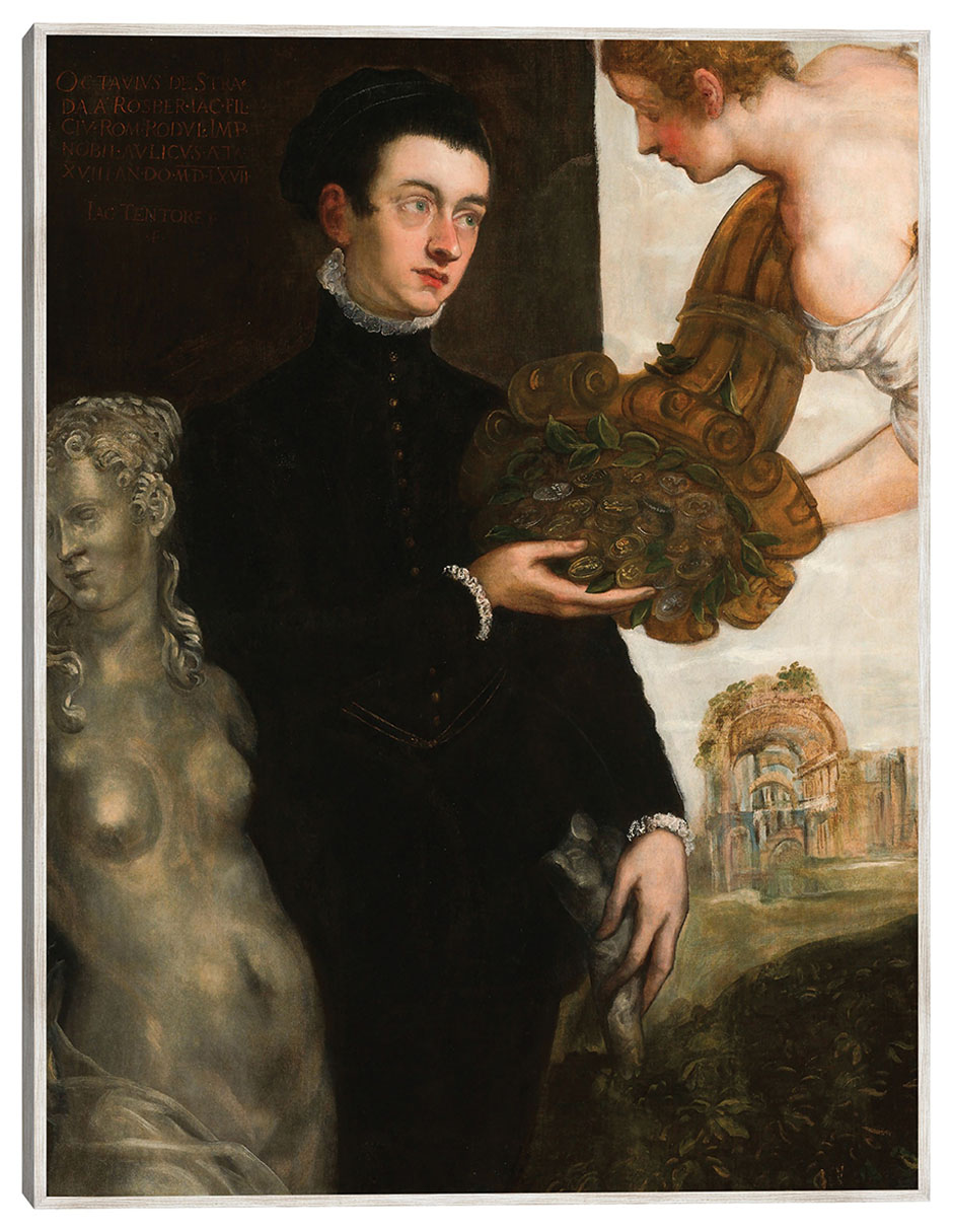 Cuadro decorativo Retrato de Octavio Strada (1567) técnica mixta Retratos Cuadro decorativo Retrato de Octavio Strada (1567) técnica mixta Retratos