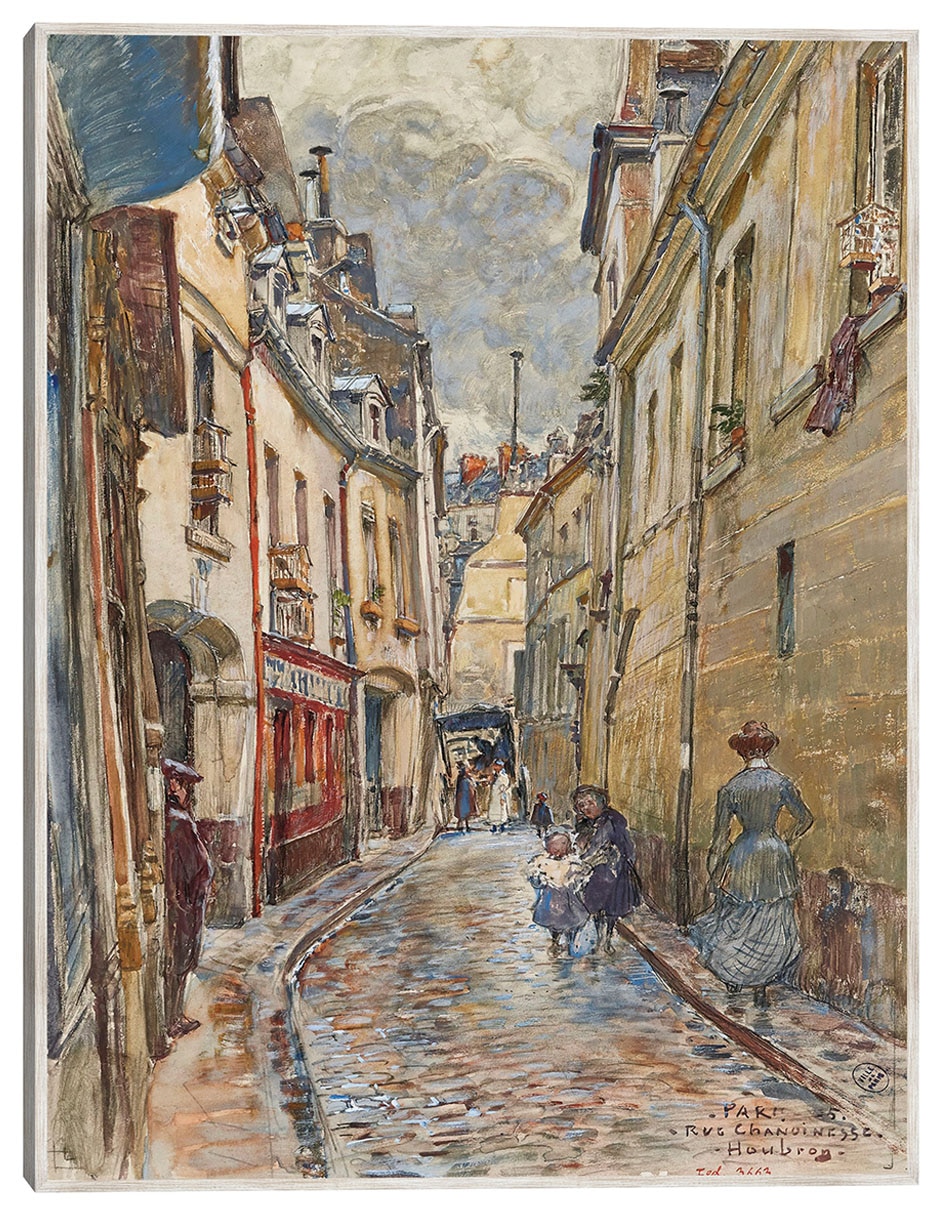 Cuadro decorativo Calle Chanoinesse, En 1905. Distrito 4 (1905) técnica mixta Lugares Cuadro decorativo Calle Chanoinesse, En 1905. Distrito 4 (1905) técnica mixta Lugares