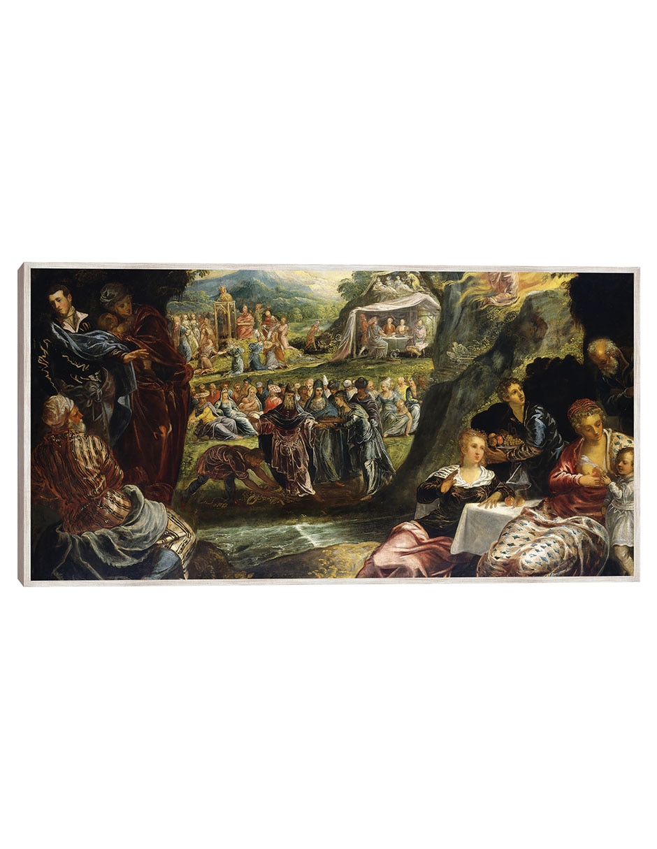 Cuadro decorativo La Adoración Del Becerro De Oro (C. 1594) técnica mixta Religión Y Espiritualidad Cuadro decorativo La Adoración Del Becerro De Oro (C. 1594) técnica mixta Religión Y Espiritualidad