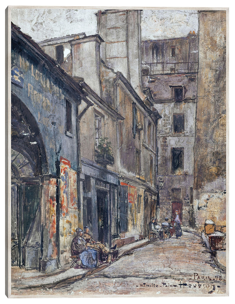 Cuadro decorativo La Calle Taille-Pain (1898) técnica mixta Lugares Cuadro decorativo La Calle Taille-Pain (1898) técnica mixta Lugares