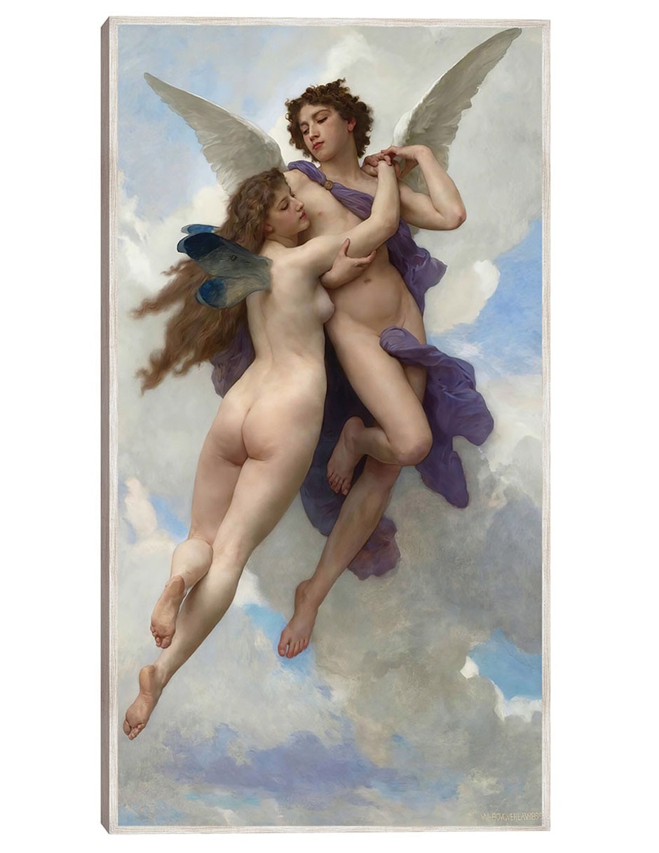 Cuadro decorativo Amor y Psique (1899) técnica mixta Ángeles