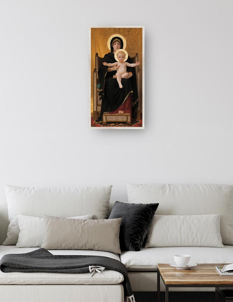 Cuadro decorativo Virgen y Niño (1888) técnica mixta Vírgenes 4