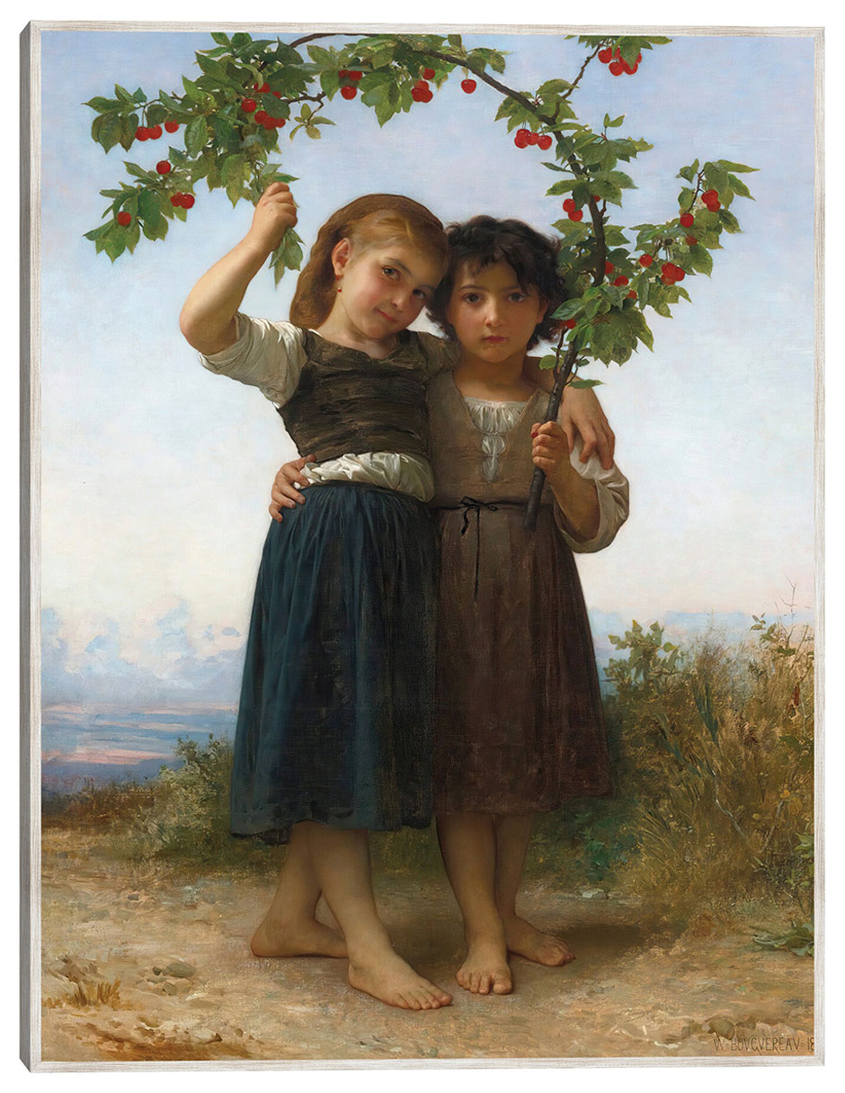 Cuadro decorativo La Rama de Cerezo (1881) técnica mixta Familia