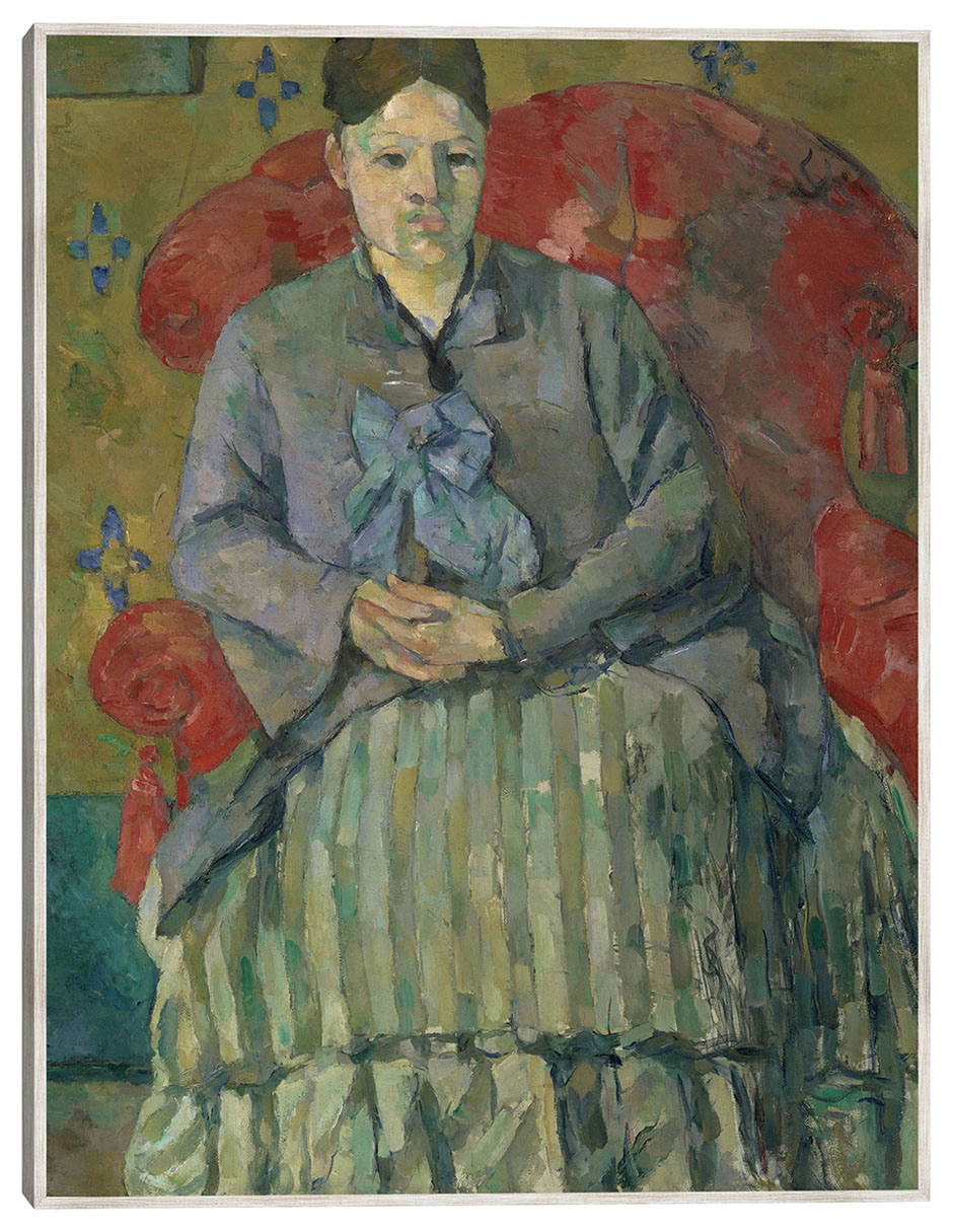 Cuadro decorativo Madame Cézanne En Un Sillón Rojo (Hacia 1877) técnica mixta Retratos Cuadro decorativo Madame Cézanne En Un Sillón Rojo (Hacia 1877) técnica mixta Retratos